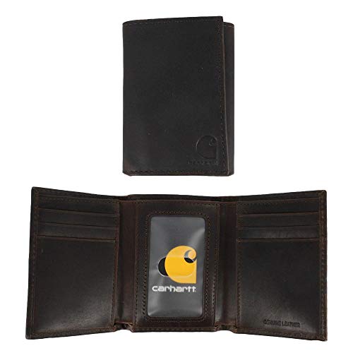 Carhartt Men's Trifold Leather Wallet