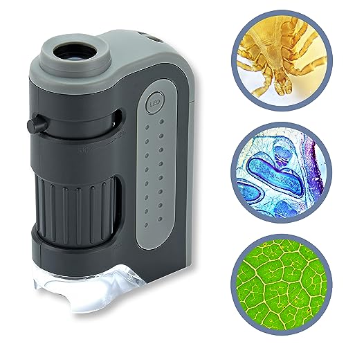 Carson MicroBrite Plus LED Lighted Pocket Microscope