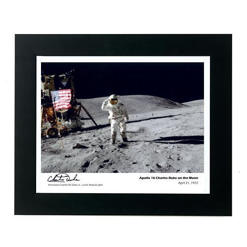Century Collection CC1172 On the Moon Signed by Apollo 16 Astronaut Charlie Duke