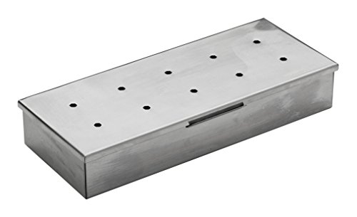 Char-Broil Stainless Steel Smoker Box, Silver, 3.75 x 1.6 x 9.25 inches