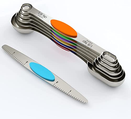 ChefAide Magnetic Measuring Spoons Set