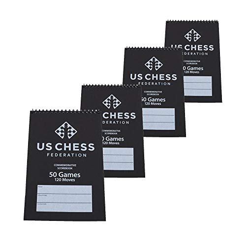 Chess Scorebook - USCF Commemorative (4 Pack)