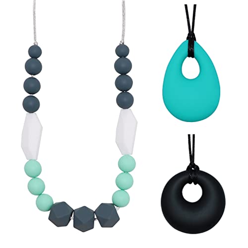 Chewable Teething Necklace for Mom and Baby