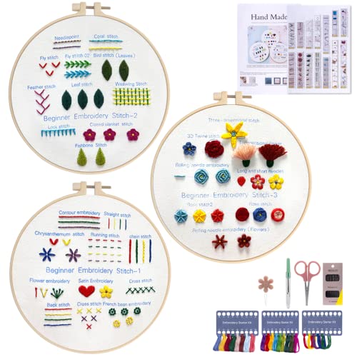chfine Embroidery Stitch Kit