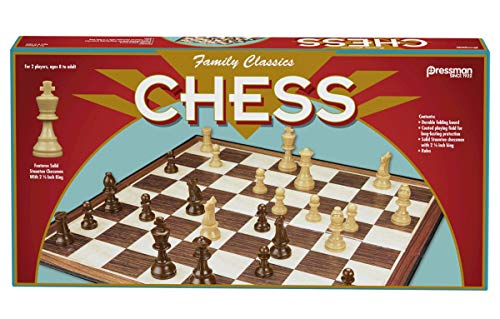 Classic Folding Chess Set with Full Size Pieces