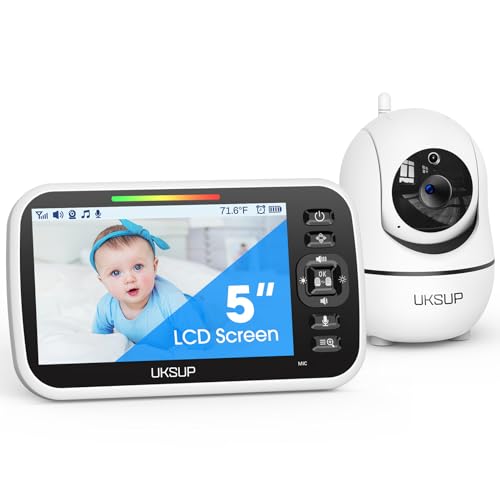 Clear Baby Monitor with Remote Control
