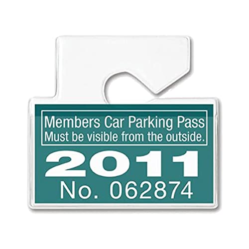 Clear Vehicle Parking Permit Hanger - Specialist ID