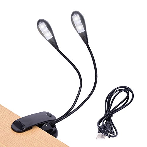 Clip on LED Book Light for Music Stand