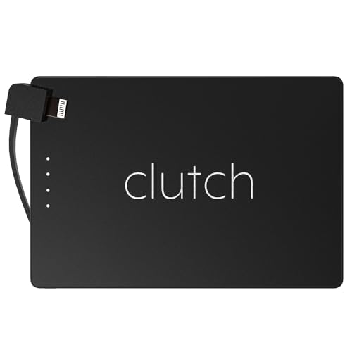 Clutch Portable Charger for Apple Phones - TSA Approved - USB Rechargeable