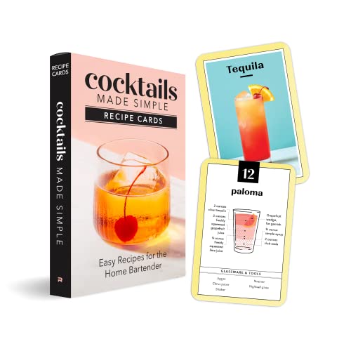 Cocktails Made Simple Recipe Cards: Easy Recipes for the Home Bartender