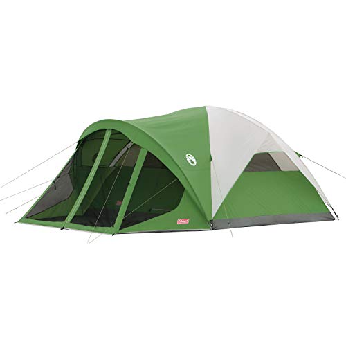 Coleman Evanston 6/8-Person Weatherproof Camping Tent with Screened Porch