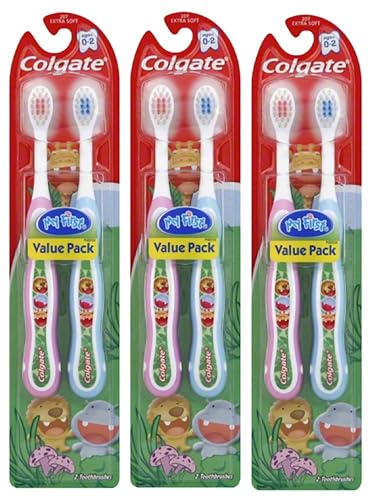 Colgate Toddler Toothbrush, 6 Pack