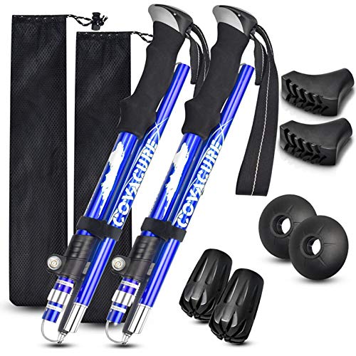 Collapsible Hiking Poles for Trekking - Covacure