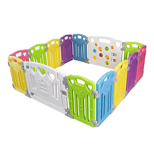 Colorful Baby Playpen Activity Centre