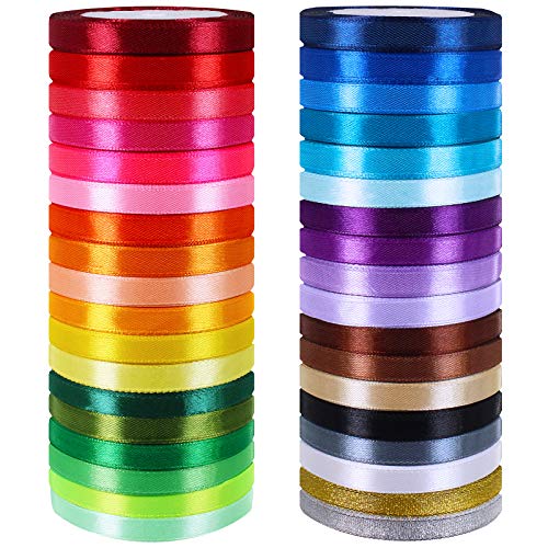 Colorful Fabric Ribbons Set