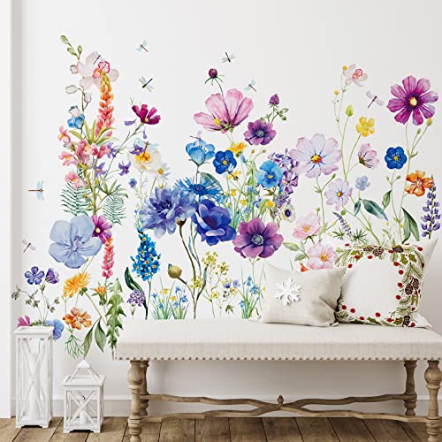 Colorful Flower Wall Decals