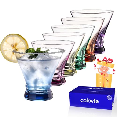 ColoVie Martini Glasses Set