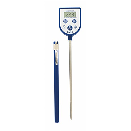 Comark KM14 Pocket Dishwasher Thermometer - Max Hold Blue
