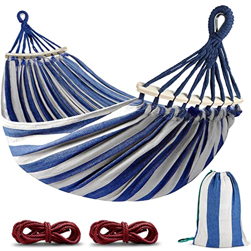 Comfortable Fabric Hammock with Tree Straps