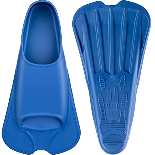 Comfortable Silicone Swim Training Fins for Men, Women, and Kids