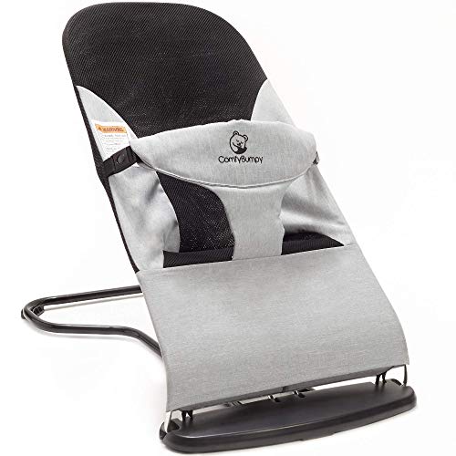 ComfyBumpy Baby Bouncer Seat with Travel Case - Safe & Portable