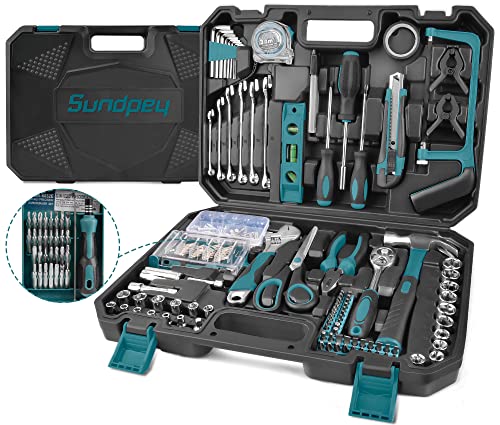Complete 257-Piece Household Tool Kit with Toolbox