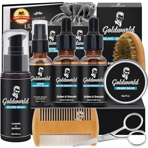 Complete Beard Care & Grooming Kit with E-Book