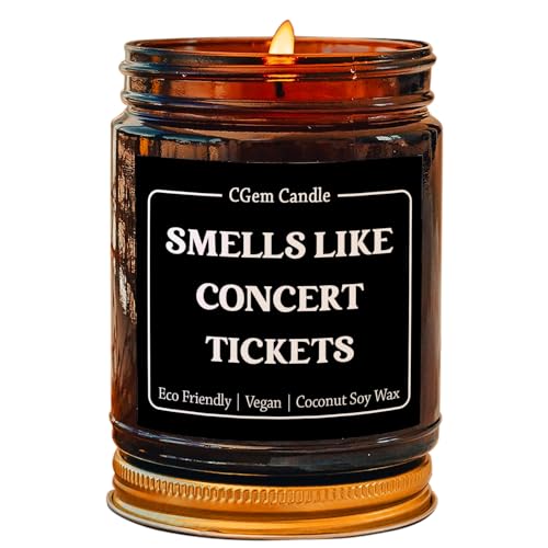 Concert Tickets Coconut Soy Wax Candle