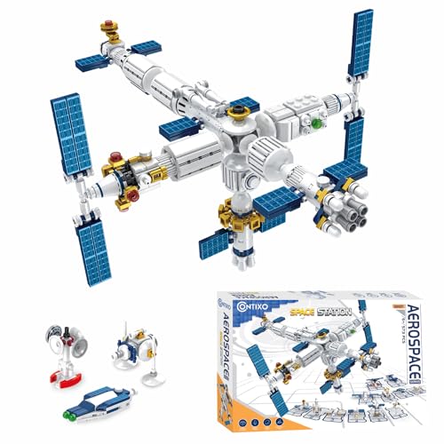 Contixo 12 in 1 Space Exploration Shuttle Building Kit