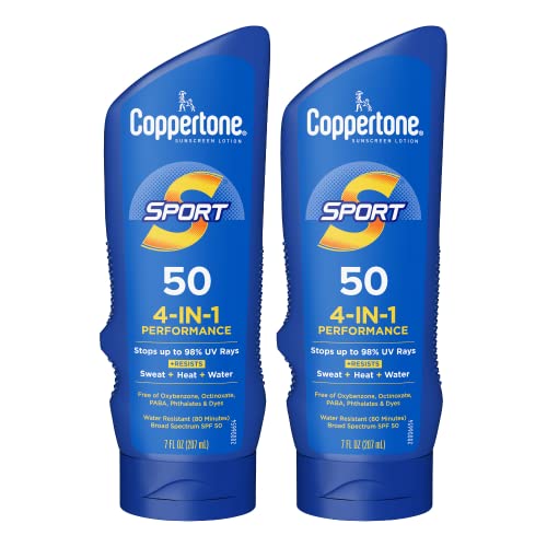 Coppertone Sport Sunscreen SPF 50 Lotion Pack