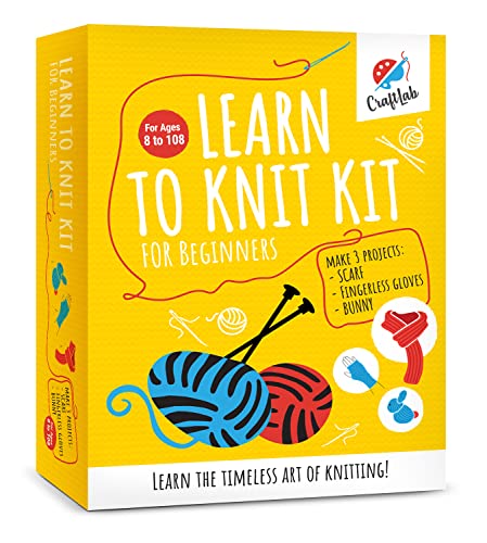 CraftLab Knitting Beginner Kit