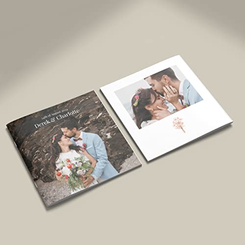 Custom Square Softcover Wedding Photo Book - Happiedays