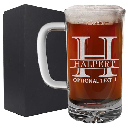 Customized 16oz Glass Beer Mug