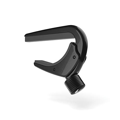 D'Addario Accessories Ukulele Pro Capo - Micrometer Tension Adjustment - Black
