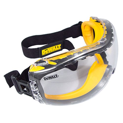DEWALT Clear Anti-Fog Dual Mold Safety Goggle, 1 Pair