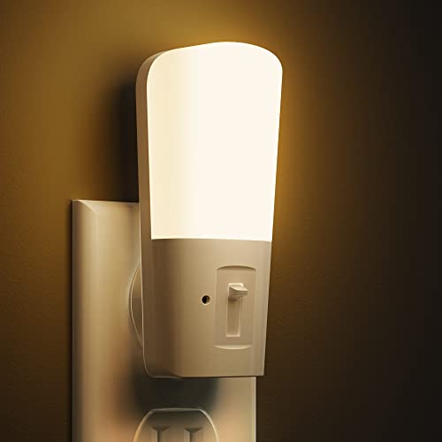 Dimmable Night Light 2 Pack with Dusk to Dawn Sensor