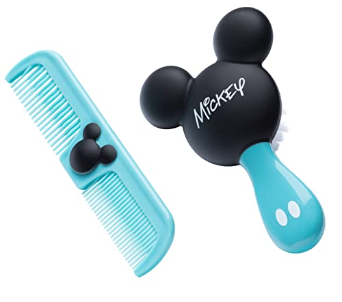 Disney Baby - Mickey Mouse Brush & Comb Set- Aqua