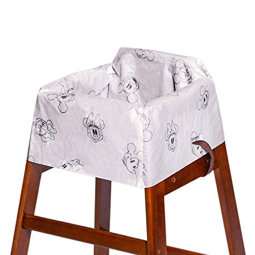 Disposable High Chair Cover - Mickey and Minnie, 12 Count