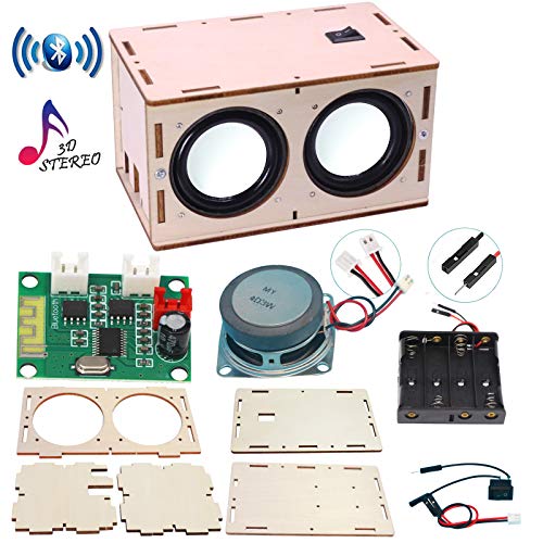 DIY Bluetooth Speaker Box Kit: Build Your Own Portable Wood Case Sound Amplifier