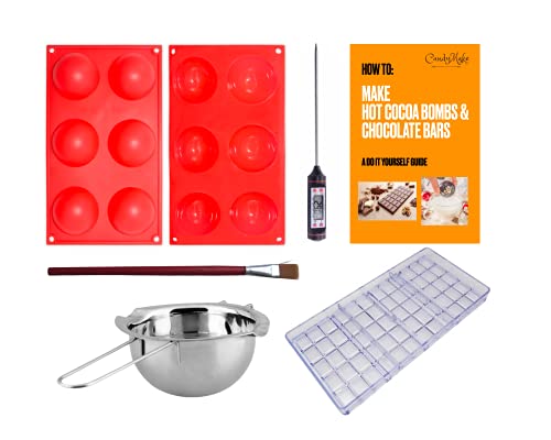 DIY Hot Cocoa Bombs and Chocolate Bar Kit