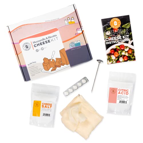 DIY Mozzarella & Ricotta Cheese Making Kit by Cultures For Health