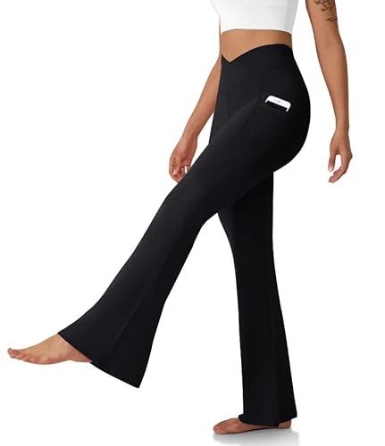 Heathyoga Bootcut Capri Yoga Pants with Pockets for Women High Waist  Workout Capris for Women Wide Leg Crop Pants, Capri Black, XX-Large :  : Clothing & Accessories