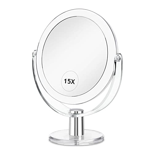 Double Sided 360 Degree Swivel Magnifying Mirror