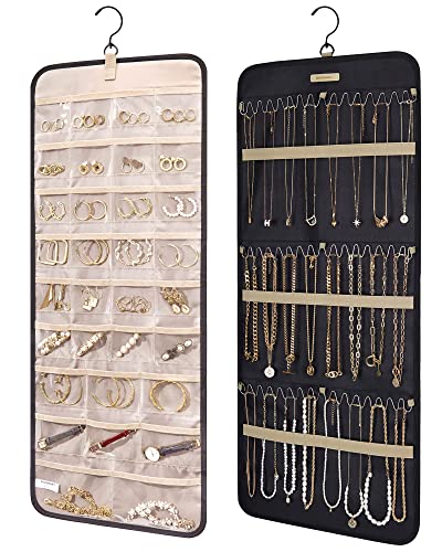 Double-Sided Hanging Jewelry Organizer by BAGSMART