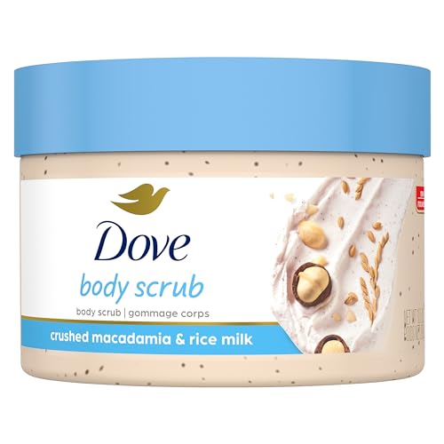 Dove Body Scrub Macadamia & Rice Milk 10.5 oz