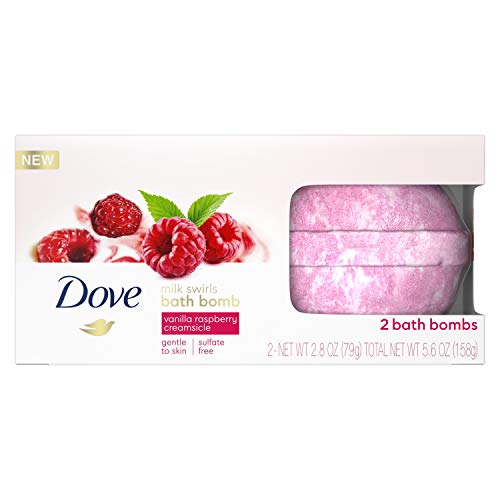 Dove Vanilla Raspberry Bath Bombs