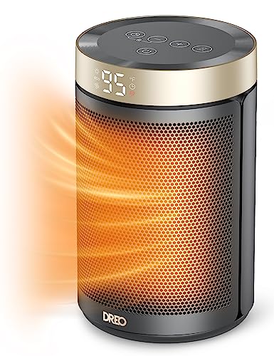 Dreo Portable Electric Space Heater with Thermostat and Timer