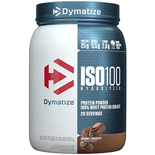 Dymatize ISO100: Gourmet Chocolate Whey Isolate Protein Powder