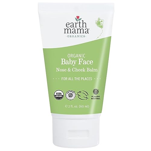 Earth Mama Baby Face Balm: Calendula Moisturizer for Dry Skin Care (2 fl oz)