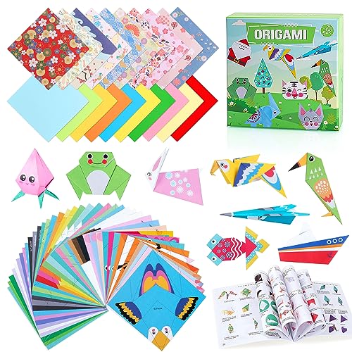 Easy Origami Paper Kit for Kids and Beginners - 350 PCS